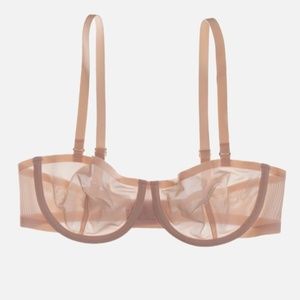 Balconette bra in Blush